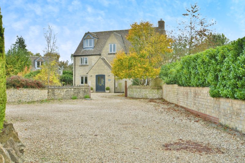 Front view from private lane- click for photo gallery